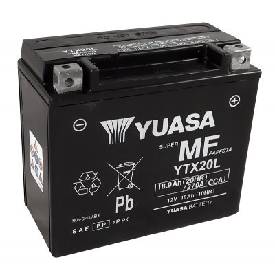 Batería Yuasa W/C YTX20L (FA) YTX20L