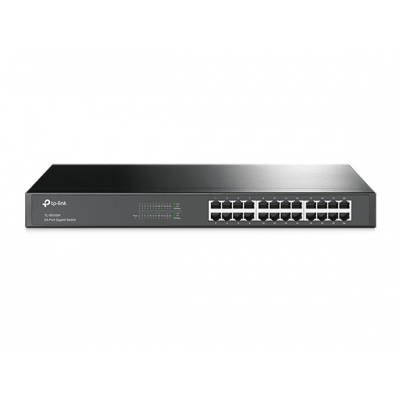 TL-SG1024 No administrado Gigabit Ethernet (10/100/1000) 1U Negro
