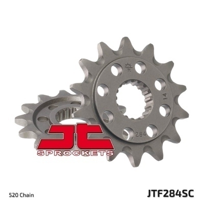 Piñón JT SPROCKETS acero autolimpiable 284 - Paso 520 JTF284.14SC