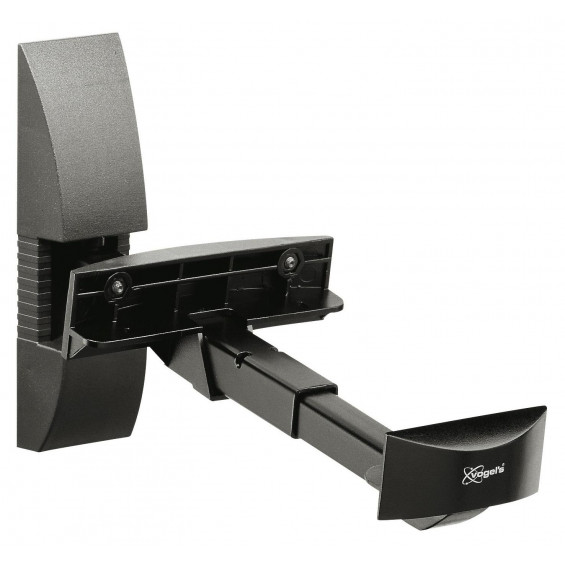 Pareja de soportes de pared para altavoces Vogel's VLB 200, hasta 20 kg, giro 90°, incl. 15°, negro