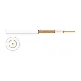 Rollo de cable A/V de OFC coaxial 3C2V Fonestar CE-70-BL