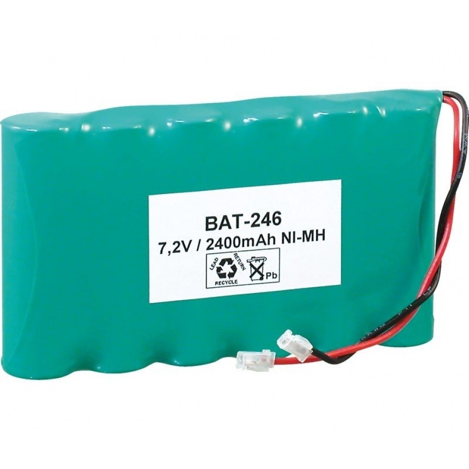 Bateria Ni-MH 7,2Vdc 2400mA AAx6