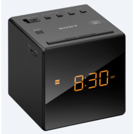 Radio reloj Sony ICFC1B, negro