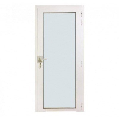 PUERTA ALUMINIO BLANCA ABATIBLE 78 X 198 CM