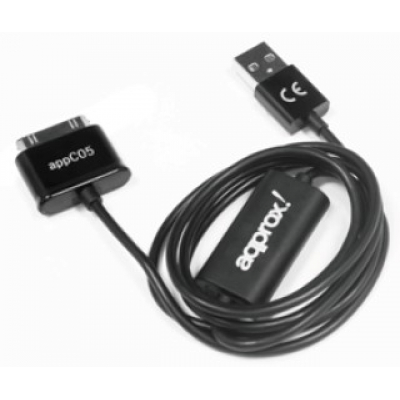 appC05 cable de teléfono móvil Negro 1 m USB A Samsung 30-pin