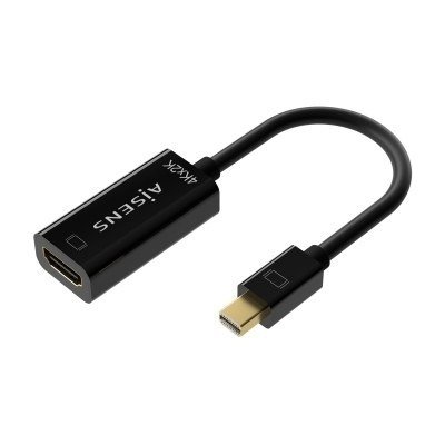 AISENS - CONVERSOR MINI DP V1.2 A HDMI V1.4 4K@30HZ, MDP/M-HDMI A/H, N