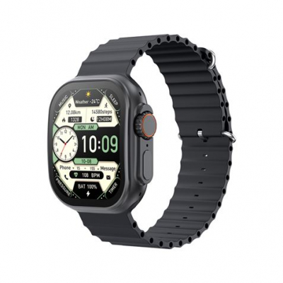 XO M11 Ultra Reloj Smartwatch Pantalla Cuadrada 2,01 Curva - Llamadas BT - NFC - Multideporte - Tensiometro, Pulsometro y Control de Oxigeno - Cargador Magnetico - Color Negro