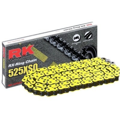 Cadena RK FY525XSO con 114 eslabones amarillo FY525XSO-114