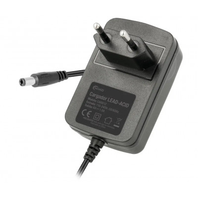 CARGADOR Batería PLOMO 6V/1000mAh Conector y Pinzas