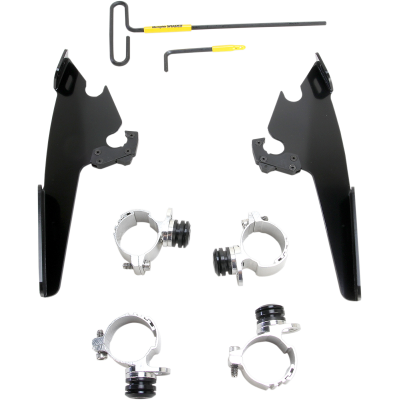 Kit de anclaje completo Trigger-Lock para parabrisas Fats/Slim MEMPHIS SHADES MEB2001