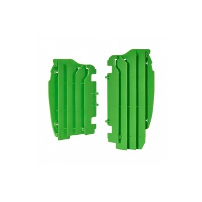 Aletines de radiador POLISPORT Kawasaki verde 8457800002 8457800002