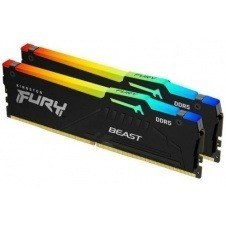 MEMORIA KINGSTON FURY BEAST RGB DDR5 16GB KIT2 6000MT/S CL4