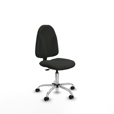 Algarra CP bali negro base cromada ruedas autofrenantes 50mm