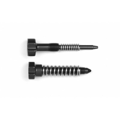 S3 Enduro Carburetor Adjuster Screws Idle + Air + Springs Black BL-698-B