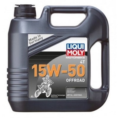 Garrafa de 4L aceite Liqui Moly HC sintético 15W-50 Off road 3058