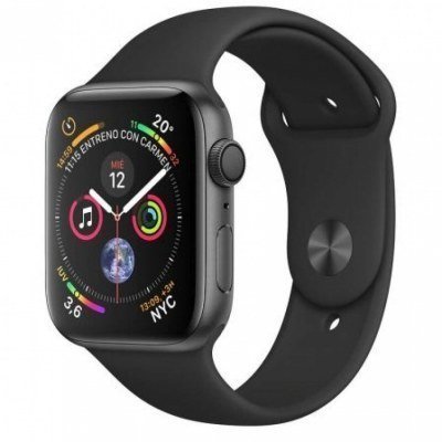 APPLE WATCH SERIES 4 GPS 40mm CAJA ALUMINIO GRIS ESPACIAL CON CORREA DEPORTIVA NEGRA - MU662TY/A