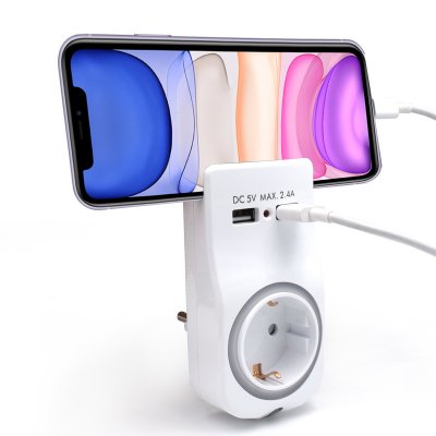 WY13030 cargador de dispositivo móvil Smartphone, Tableta Blanco Corriente alterna Interior