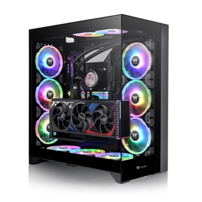 Caja ordenador gaming thermaltake cte e660 mx atx cristal templado negra