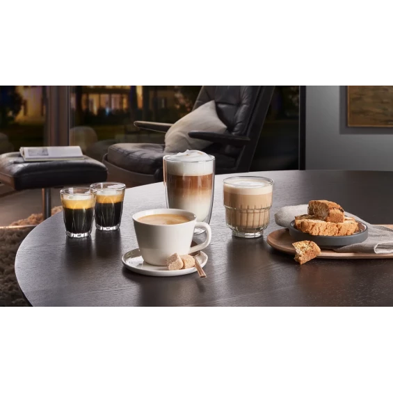 Cafetera superautomática integrable Siemens CT718L1B0 iQ700, depósito de 2,4 litros, Home Connect, negra - imagen 4