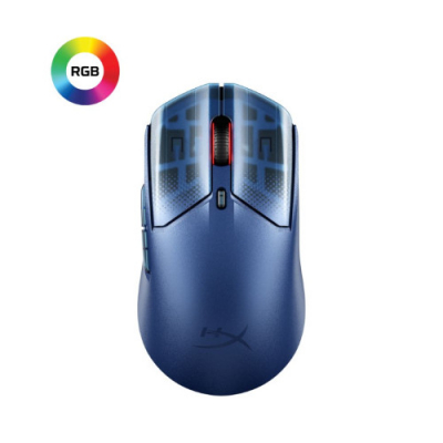 HP Ratón gaming inalámbrico HyperX Pulsefire Haste 2 S azul marino
