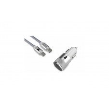 SUBBLIM SUBCHG-5CPD10 cargador de dispositivo móvil Plata Auto