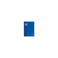 RECAMBIO OXFORD CLASSIC CUADERNO A4+ 80 HOJAS 90 GRAMOS 4 TALADROS CUADRICULA 5X5 ENMARCADO AZUL MARINO 400123672