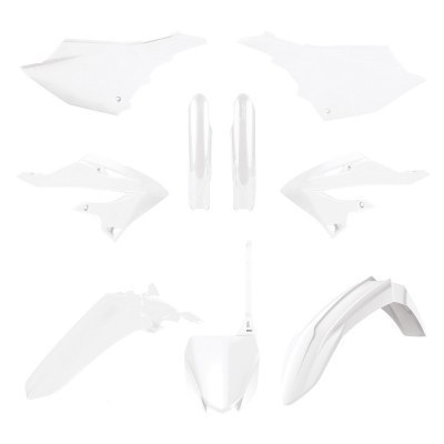 POLISPORT Plastic Kit - White Yamaha YZ125/250 91128