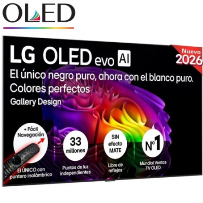 Televisor LG OLED Evo AI G6 OLED77G68LW 77/ Ultra HD 4K/ Smart TV/ WiFi
