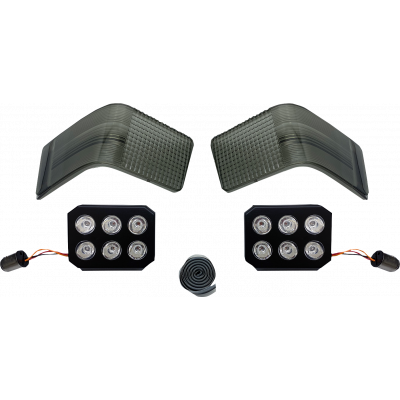 LED Tour-Pak Run/Brake Lights with Lenses CUSTOM DYNAMICS CD-TP-13-S