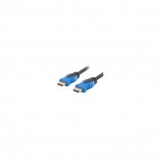 CABLE LANBERG HDMI MACHO A HDMI MACHO CHAPADOS EN ORO 20M NEGRO CA-HDMI-20CU-0200-BK