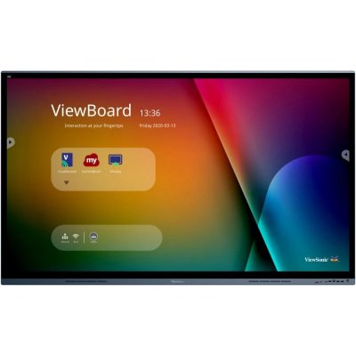 IFP7562 pantalla de señalización Panel plano interactivo 190,5 cm (75) LED Wifi 350 cd / m² 4K Ultra HD Negro Pantalla táctil Procesador incorporado Android
