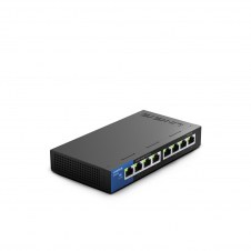 Linksys Switch Gigabit de escritorio para empresas con 8 puertos (LGS108)