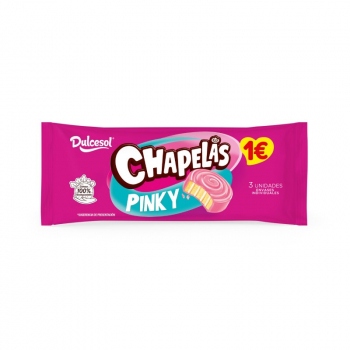 Dulcesol Chapelas Pinky Pack 3 Unidades 135Grs
