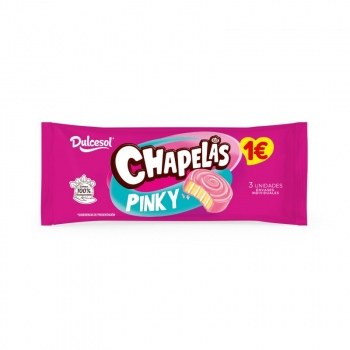 Dulcesol Chapelas Pinky Pack 3 Unidades 135Grs