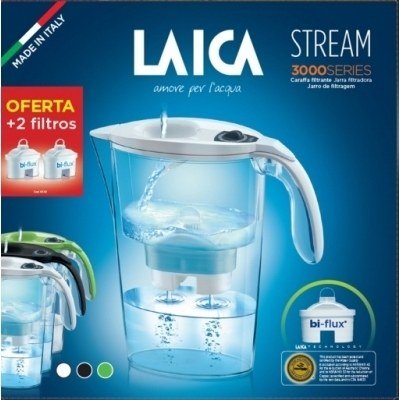Pack jarra laica j31 ca 2.3l + 2 filtros bi - flux