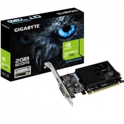 Tarjeta Gráfica Gigabyte GeForce GT730/ 2GB GDDR5