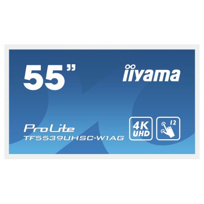 ProLite TF5539UHSC-W1AG pantalla para PC 139,7 cm (55) 3840 x 2160 Pixeles 4K Ultra HD LED Pantalla táctil Multi-usuario Blanco