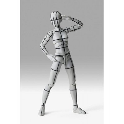 Body chan - sports edition wire frame - (gray color ver.) fig. 13 -5 cm body kun - body chan