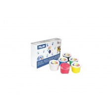 Milan Pintura de dedos 6 Botes 100ml