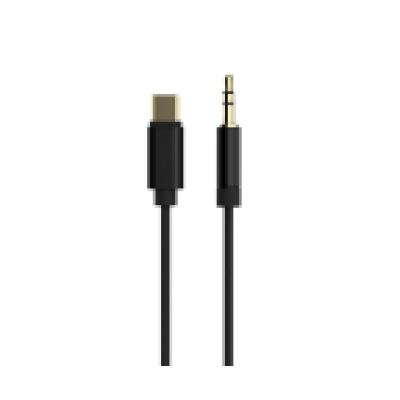 CABLE USB GEMBIRD TIPO C A AUX ESTEREO DE 3,5 MM, 1,5 M, NEGRO