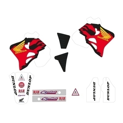 TECNOSEL Stickers Kit Team Honda USA 1992 21V03