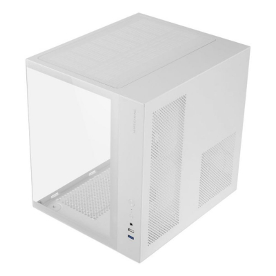 Caja ordenador mars gaming mcvonew atx frgb cristal templado blanca