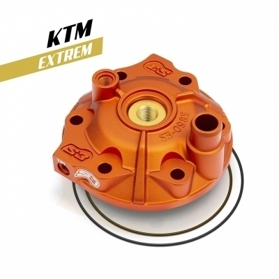 S3 Extreme Enduro Cylinder Head & Insert Kit Low Compression - Orange KTM/Husqvarna XTR-985TPI-300-O