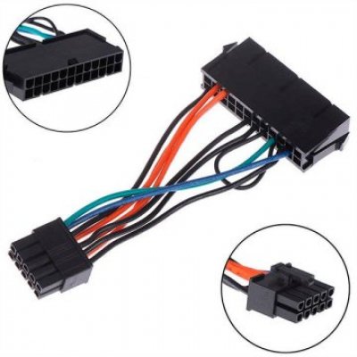 CABLE ADAPTADOR DE FUENTE DE ALIMENTACION STANDARD PARA ORDENADORES LENOVO 24PINS a 10PINS (VALIDO P