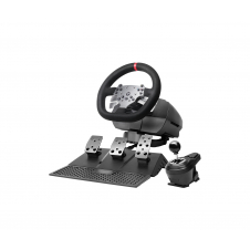 Mars Gaming MWHRSX mando y volante Negro Volante + Pedales Analógico/Digital Android, PC, PlayStation 4, Xbox Series S, Xbox Series X, iOS