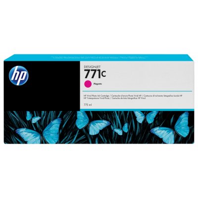 Cartucho de tinta DesignJet 771C magenta de 775 ml