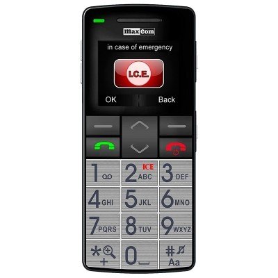 Telefono movil maxcom mm715 black - 1.8pulgadas - 2g - 1.3 mpx - 2g - pulsera sos