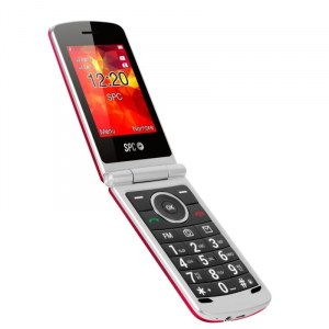 Spc 2318R Opal Telefono Movil Bluetooth FM rojo