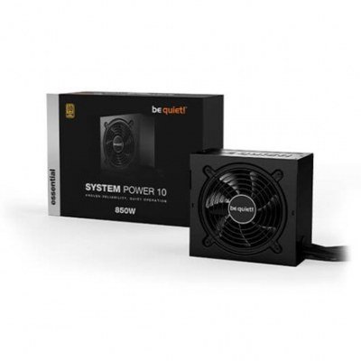 Fuente de alimentacion atx 850w be quiet system power 10 80+ gold - no modular - ventilador 120mm