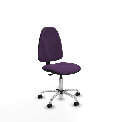 Algarra CP bali morado base cromada ruedas autofrenantes 50mm